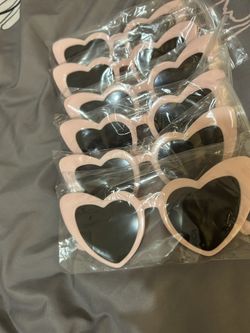 Pink Heart Sunglasses 6