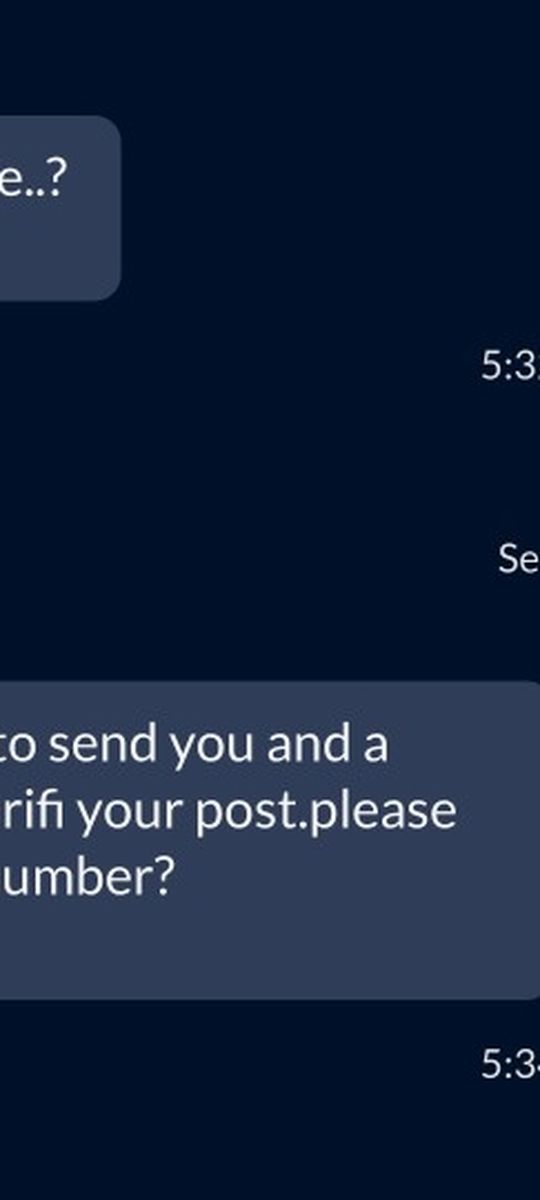 Scam Warning