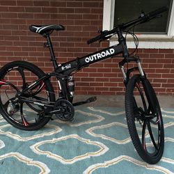 R-100 Out road Mountain Bike -Black 