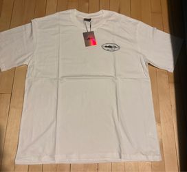 Corteiz Men's T-Shirt Ship White Size Large