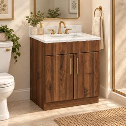 White Bathroom Vanity