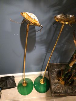Two overhead lamps