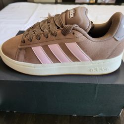 *NEW* Women’s Adidas Grand Court Alpha 00s Brown And Pink Size 6.5 with Tags