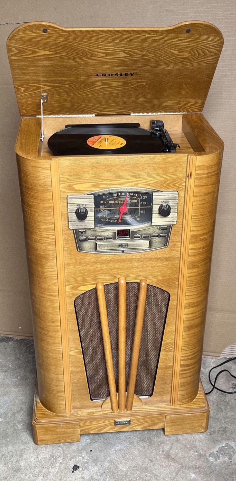 Crosley Collector’s Edition CR-44d AM/FM Radio, Record Player, CD Player