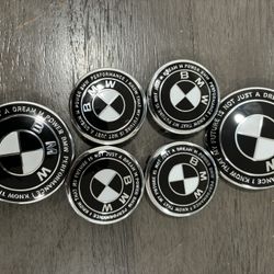 BMW Center Caps Wheel Trunk Hood 56MM 5x112 