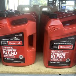 Ford Motorcraft 5W20 5W30 Motor Oil 