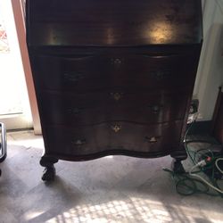 Antique Secretary Dresser 