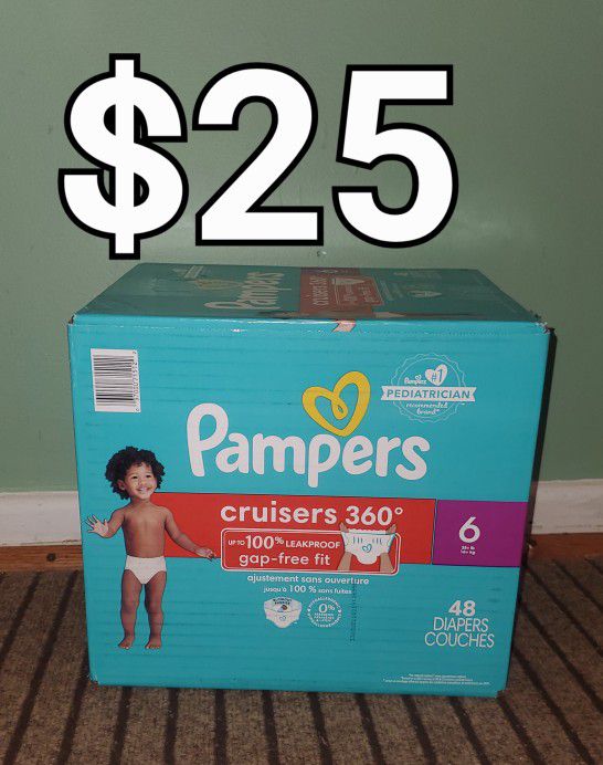 48 Diapers Pampers Cruisers #6