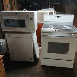 Whole Set Range,microwave, And Dishwasher 