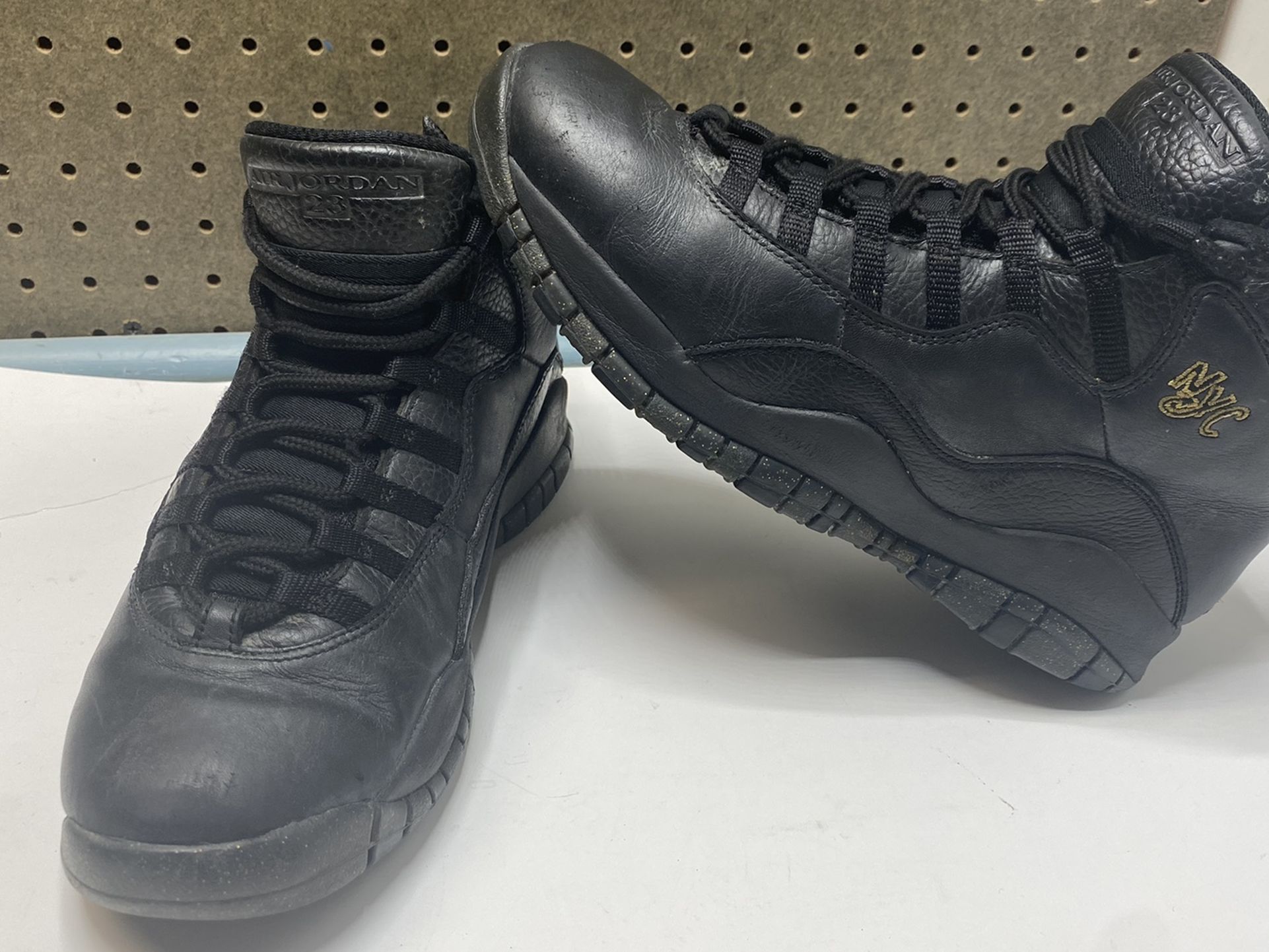 Nike Air Jordan X 10 Retro NYC, 310805 012, Black Metallic, Men's