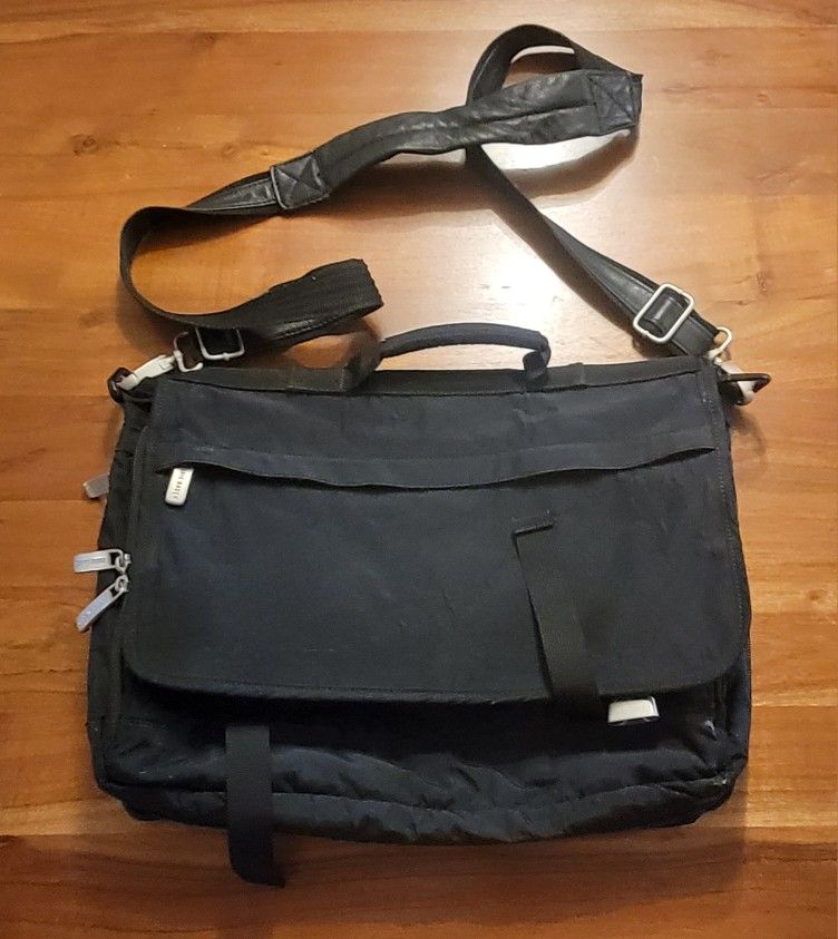 Eddie Bauer Black Messenger Bag
