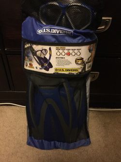 U.S. Divers Med/Lg Snorkel Set