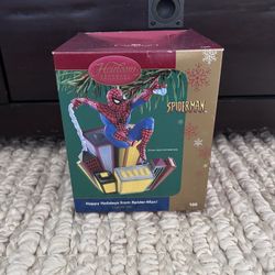 Spider-Man Christmas Ornament Light Up 