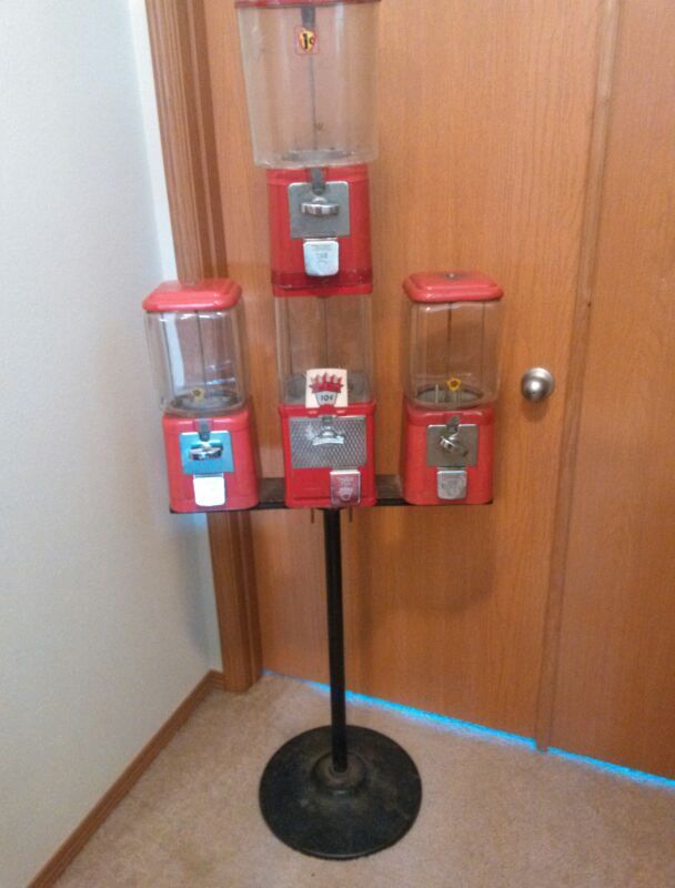 Four Gumball, Candy Machines.