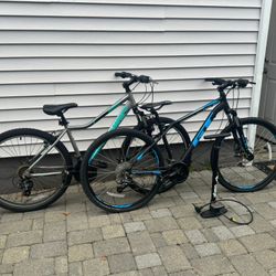 2 Adult Mountain Bikes For Sale