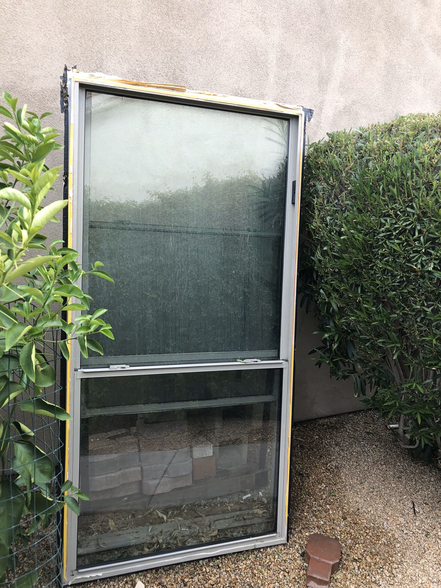 Two double hung window 36x 72 excellent condition best offer