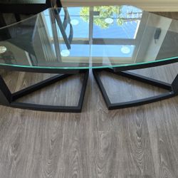 Glass Top TV Stand