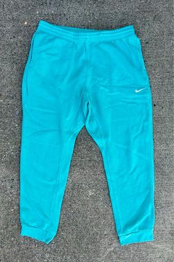 Nike Sportswear Club Fleece Joggers Teal Turquoise Sweatpants Men XXL 2XL