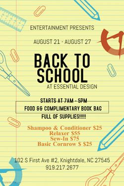 Back to School Special