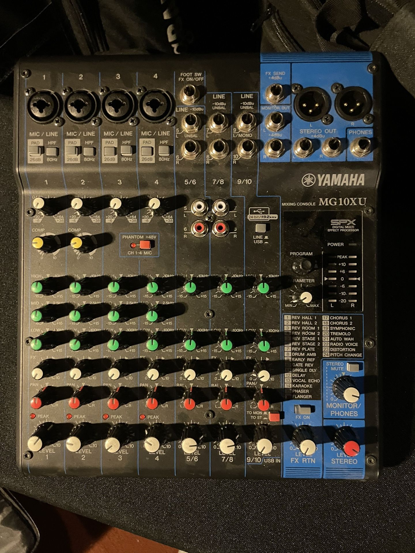 Yamaha MG10XU 10 Channel Stereo USB Mixer