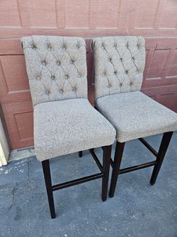 2 chairs Kitchen Island Barstool