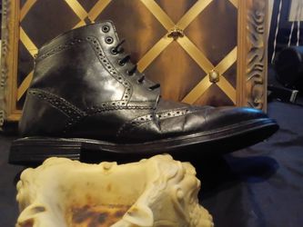 Stafford Leather Wingtip Dress Boots
