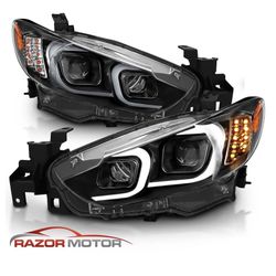 2014-2017 Fit Mazda Atenza Led Bar Projector- Passenger Headlight