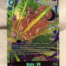 Broly: BR FB06-120 SCR Secret Rare - Rivals Clash - Dragon Ball Fusion World