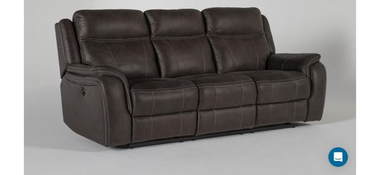 Gray Power Recliner