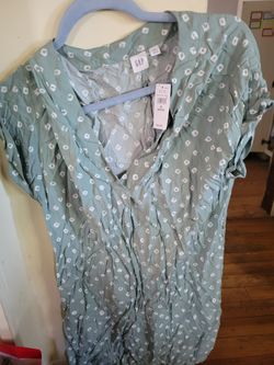 Green Patterned Tunic 