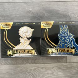 Pokemon Mega Evolutions ETB Elite Trainer Box Lucario Gardevoir