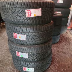 Take Off 4 Tires 225/55/17 Dunlop RFT