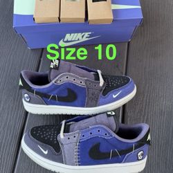 Jordan 1 Low OG Zion Voodoo Size 10 Nigel Brick