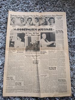 The Burlington Journal May 12 1960  Newspaper
