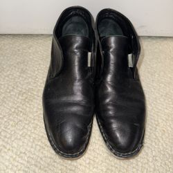 Sesto Meucci Black Leather Slip-On 9.5