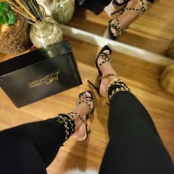 Chrisette Lace Up Heels