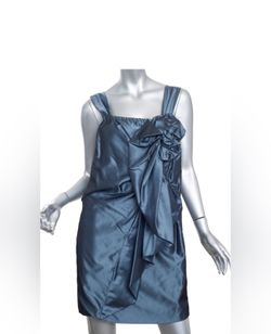 MARC JACOBS Womens fashion dress Blue Silk Sleeveless Dress NEW dress Size 6