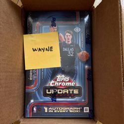 2025-26 Topps Chrome Update Basketball Hobby Box