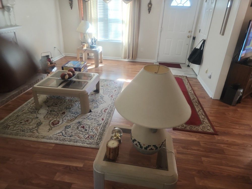 Three Piece Lamp Tables Set