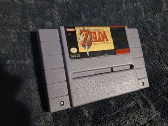 Legend if Zelda Link to the Past SNES Cartridge