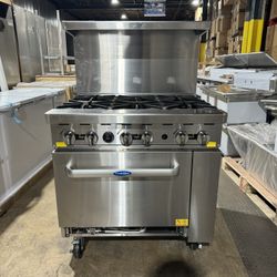 BRAND NEW COOKRITE 6 BURNER STOVE W/ OVEN
