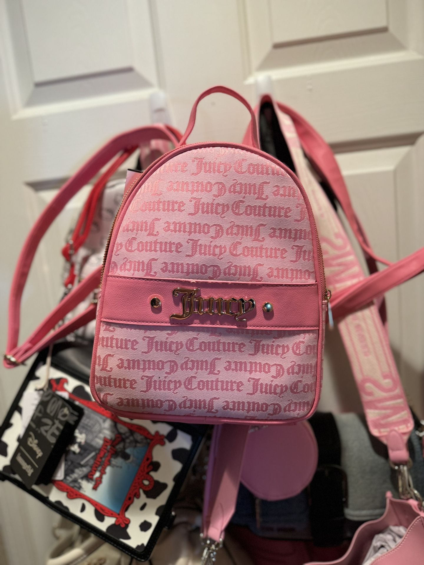 Juicy couture pink backpack Purse
