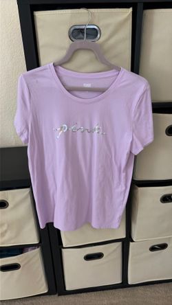 Womens Pink T-shirt in Lavender