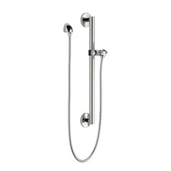 Delta 51600 Adjustable Slide Bar / Grab Bar Assembly with Elbow in Chrome