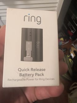 Ring Quick Release Battery Pack
