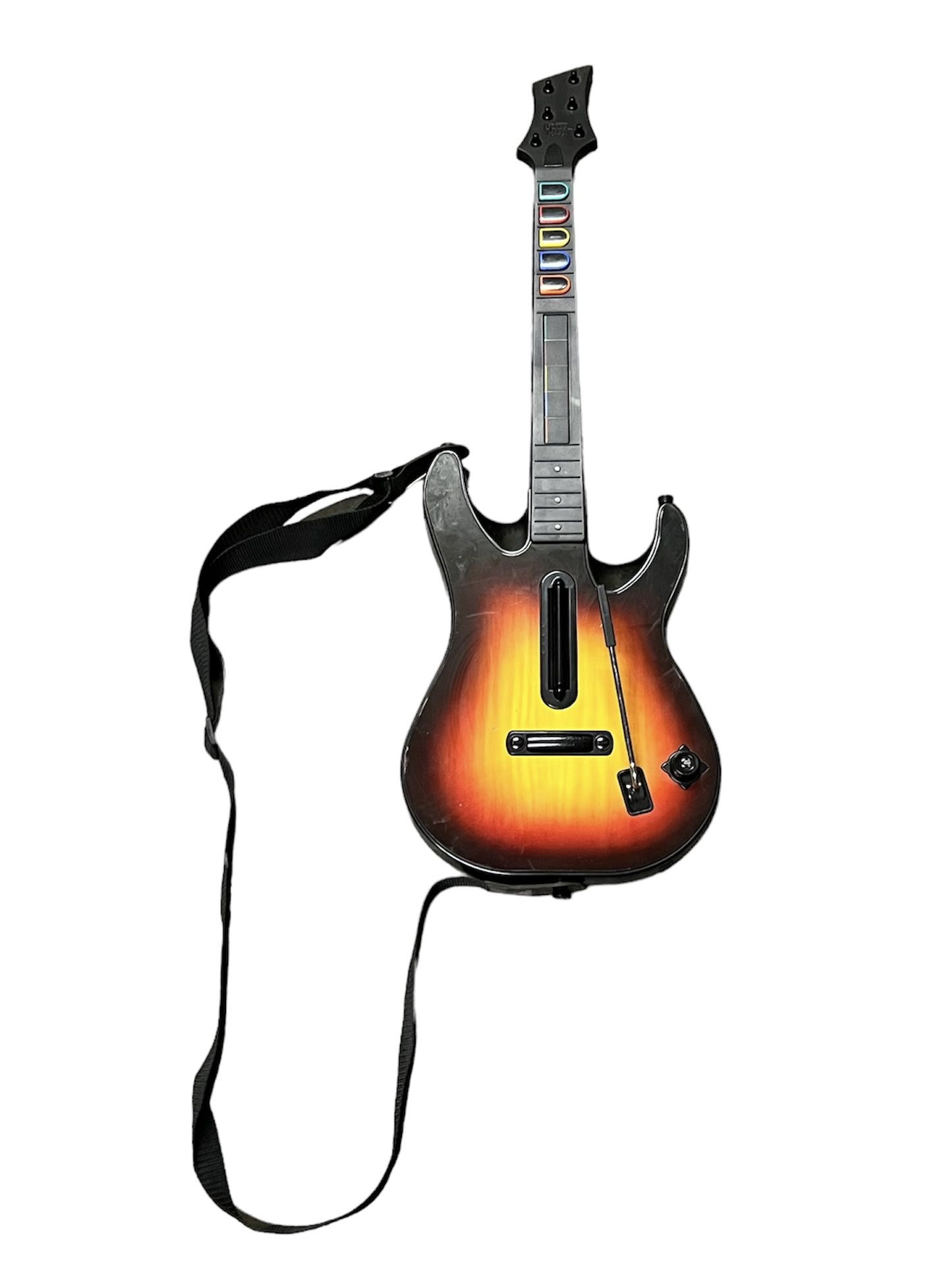 PS2 Guitar Hero Sunburst Red Octane Wireless Controller No Dongle Tested