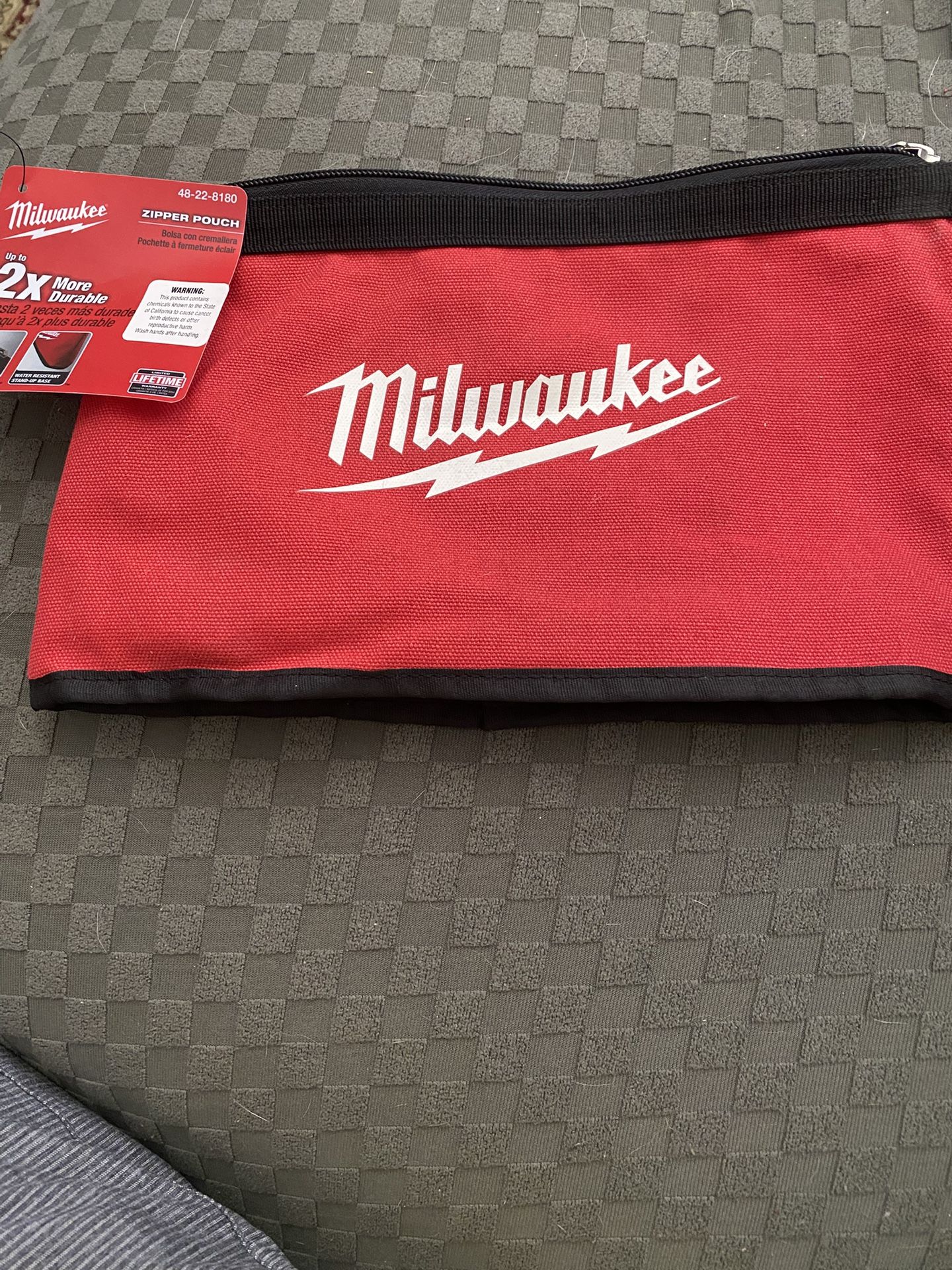 Milwaukee Zipper Pouch