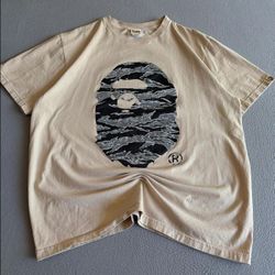 BAPE Tiger Camo Ape Head T-Shirt