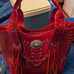 Western Style Cowgirl Purse and Wallet