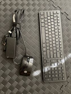 HP wireless keyboard and mous